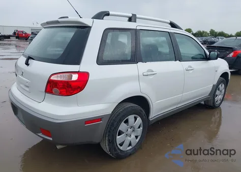 2006 Mitsubishi Outlander Ls из США, поврежденный, VIN JA4LX31F56U017272